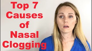 Top 7 Causes of Nasal Clogging or Nasal Obstruction [upl. by Atsok]