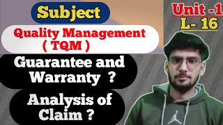 Guarantee and Warranty  Analysis of Claim [upl. by Mattie]