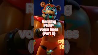 Rank of FNAF voice lines Part 5 fnaf fnafedit edit [upl. by Yotal]