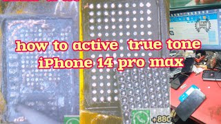 how to active true tone iPhone 14 pro max  iPhone 14 Pro max true tone fix [upl. by Gresham952]