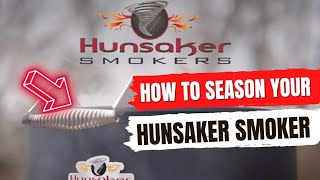 How to season the Hunsaker Drum Smoker [upl. by Horwath]