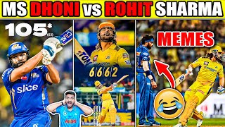 DHONI 3 SIXES in 3 BALLS 😂 ROHIT SHARMA CENTURY 😍 CSK vs MI IPL 2024 HIGHLIGHTS [upl. by Kreiker]