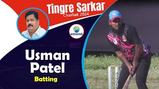 Usman Patel Batting  Tingre Sarkar Chashak 2024 [upl. by Vtehsta]