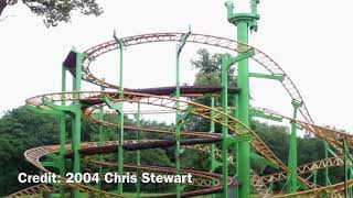 The Former Roller Coasters Of Loudoun Castle  Abandoned Theme Park History [upl. by Witha52]