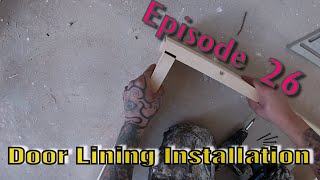 Door Lining Installation  Gobud Pro E026 HOW TO DIY [upl. by Tortosa]