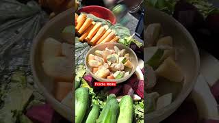 Mussoorie का प्रसिद्ध फल चाट  Famous Fruit Chaat fruitchaat fruits shorts [upl. by Hulburt739]