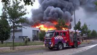 20130620 Zeer Grote Uitslaande Brand FIRE UP Oisterwijk [upl. by Dovev473]