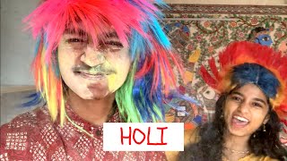 Naye Ghar Me Pehli quotHOLIquot  VLOG  Rishav Thakur [upl. by Darej]