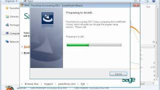 Install Peachtree on a Network Station  Sage Peachtree Tutorial [upl. by Dyke]