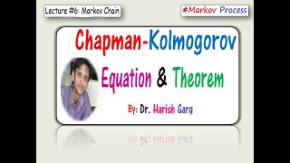 ChapmanKolmogorov Equation amp Theorem  Markov Process [upl. by Gnanmas]