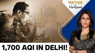 Delhi Turns Into Gas Chamber AQI Readings Off the Charts  Vantage With Palki Sharma [upl. by Leasa]