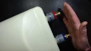 Faulty element in Wahl Bach undersink vented water heater [upl. by Jara72]