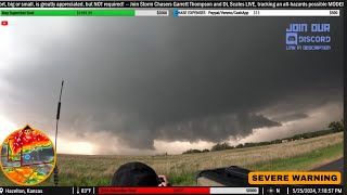 Tornadoes Hit Multiple Areas in Oklahoma  Claremore Damage 52524  Live Storm Chase Archive [upl. by Rodger266]