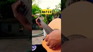 Chords Am F C G lesson shorts [upl. by Fagin]