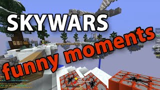 Skywars Funny Moments 1  Hypixel Skywars  Minecraft  defib [upl. by Aydidey]