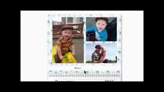 Personalised photo calendars from Vistaprint  Christmas spot 2014 [upl. by Airt696]