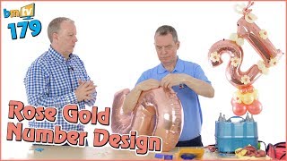 Make a Rose Gold Number Design with Doctor Bob – BMTV 179 [upl. by Calvano23]