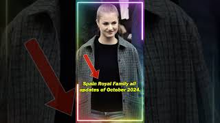 Spain Royal Family all updates of October 2024 shorts viral spain [upl. by Adliw]