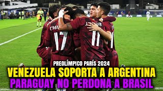 ¡ARRANCÓ EL CUADRANGULAR DEL PREOLÍMPICO SUB23  PARAGUAY 10 BRASIL  VENEZUELA 22 ARGENTINA [upl. by Refotsirc177]