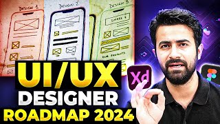 How to become UIUX designer🤯🫡UIUX developer roadmap for 2024 UIUX designer [upl. by Sink]