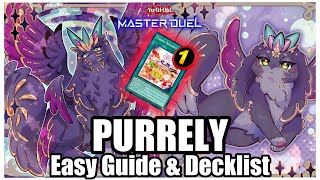 PURRELY  EASY GUIDE amp DECKLIST in MASTER DUEL [upl. by Annohsal]