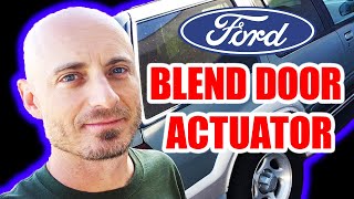 Ford Blend Door Actuator Repair and Replacement on a 1999 Explorer [upl. by Ianej]