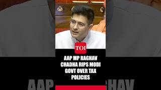 AAPs Raghav Chadha Poetic Dig At Modi Govt Over Taxes In India  Unfair Commission For [upl. by Ailegna]