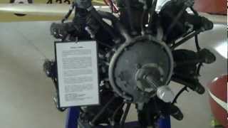 JACOBS L4MB 7Cylinder Radial Engine aviation museum [upl. by Ail935]