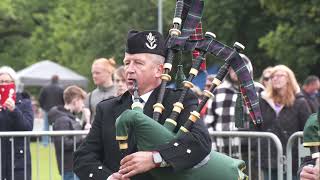 QUEENS OWN HIGHLANDERS REGIMENTAL ASSOCIATION at Crawl Park Alness [upl. by Whittemore]