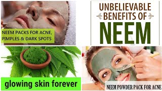 Neem powder face mask [upl. by Eibo]