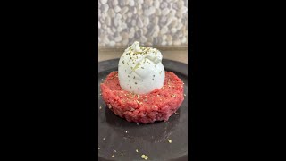 TARTARE DI MANZO CON BURRATA 🤩 Shorts [upl. by Noah]