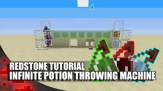 Minecraft Infinite Potion Throwing Machine [upl. by Atikram766]