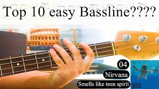 Top 10 Songs with Easy Basslines [upl. by Akemej]