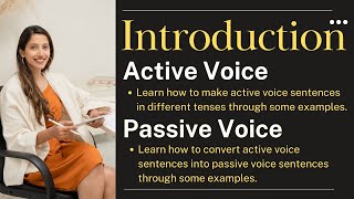 Active Voice amp Passive Voice  English Language english englishlanguage activevoice passivevoice [upl. by Nirb333]