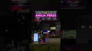 Emilia Perez Neon Billboard [upl. by Trometer]