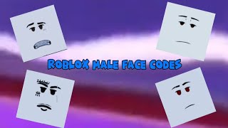 Roblox Male Face CodesIds 1 [upl. by Buyers]