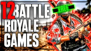 TOP 12 BEST BATTLE ROYALE GAMES FOR LOW END PCMOBILE 2024 [upl. by Nosille]