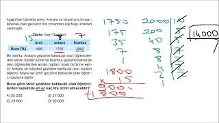 20242025 LGS1 Matematik soru çözümleri [upl. by Ritchie]