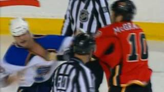 Cam Janssen vs Brian McGrattan Jan 25 2010 [upl. by Renat]