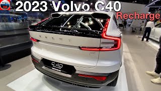 All NEW 2023 Volvo C40 Recharge  Visual REVIEW interior exterior [upl. by Adnawahs]