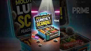 Moldy Lunchly Box Scandal 😱 mrbeast feastables prime loganpaul ksi [upl. by Hsak979]