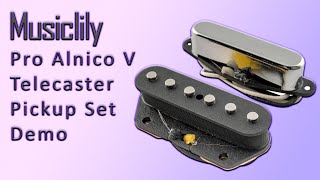 Musiclily Pro Alnico V Telecaster Pickups Review [upl. by Akemehs]