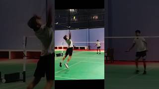 Badminton Singles Net Deception Shot U17 Badminton Singles Match [upl. by Crifasi]