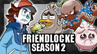 Nuzlocke BUT my friends control the Pokémon Pokémon Friendlocke SEASON 2 Marathon [upl. by Kiker]