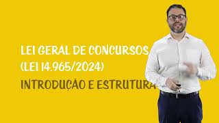 Lei Geral dos Concursos Públicos [upl. by Schrick]