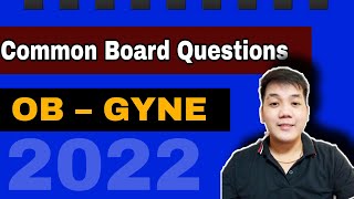 OBSTETRICS AND GYNECOLOGY 2023 COMMON BOARD QUESTIONS [upl. by Nivag]