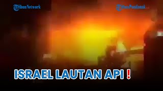 Eilat Lautan Api❗Kota Israel Luluh Lantak Dirudal Houthi Yaman [upl. by Elle]