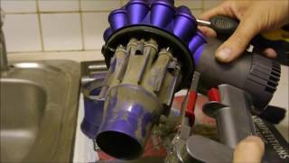 How to clean the Dyson V6  DC59 Cordless Vacuum Cleaner [upl. by Nancie]