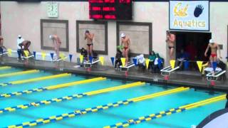 Cal Mens Swimming vs Stanford 50y Freestyle  2011 [upl. by Esilehc139]