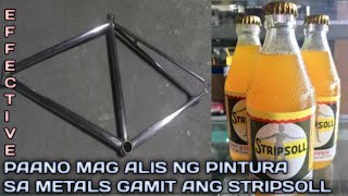 PAANO MAG ALIS NG PINTURA SA BATALYA NG BIKE GAMIT ANG STRIPSOLL PAINT STRIPPER [upl. by Patrice]